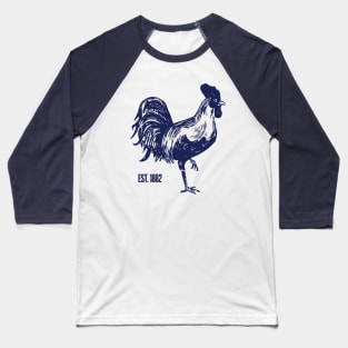 Cockerel Est. 1882 Baseball T-Shirt